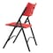 National Public Seating Folding Chair, Plastic, Red, PK4 640 - alternate 7
